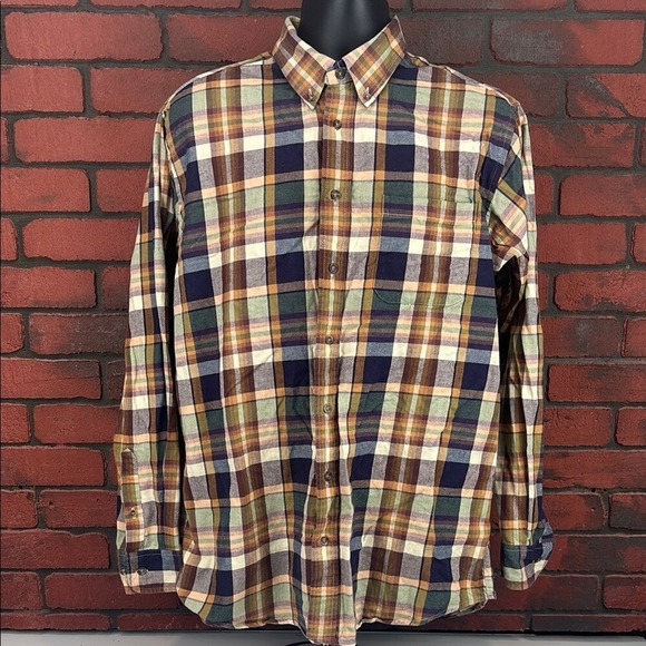 Viyella Plaid Men's Button Down Large‎ - Picture 1 of 7